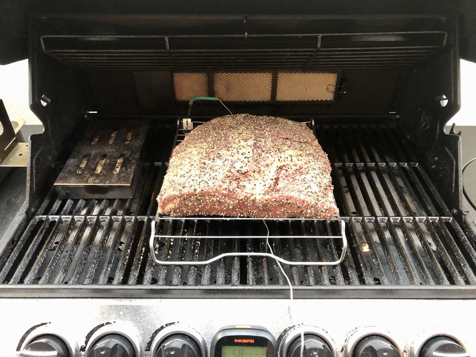 Beef Brisket Vom Gasgrill Teutogriller Smoke And Grill Bbq