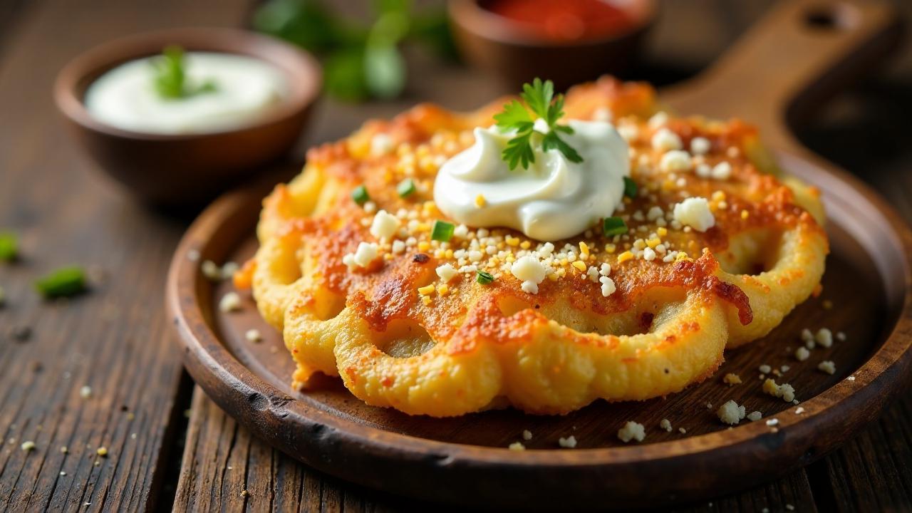 Langos aus der Heißluftfritteuse